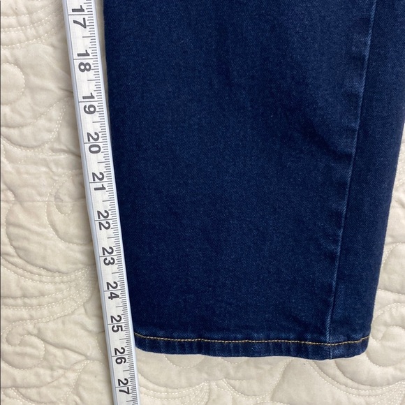 Micheal Kors Cropped High Rise Jeans Blue Womens Sz 12 - Picture 7 of 10
